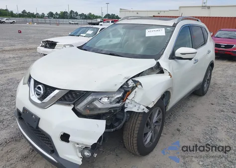 2016 Nissan Rogue Sl z USA, uszkodzony, nr VIN 5N1AT2MT8GC752190